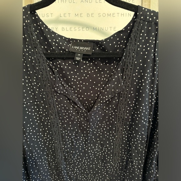 Classic black and white Polka dot long sleeve blouse - Picture 1 of 3